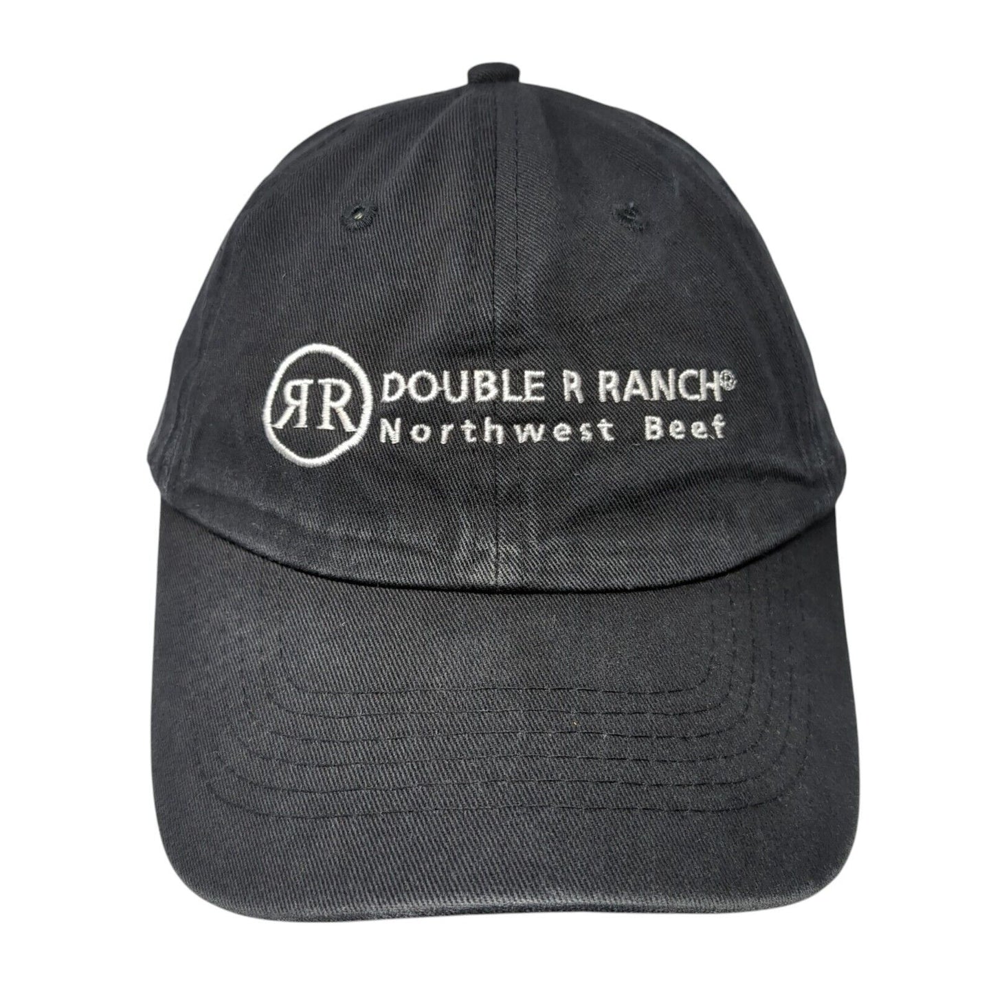 Double R Ranch Northwest Beef Slideback Hat Black One Size 6 Panel