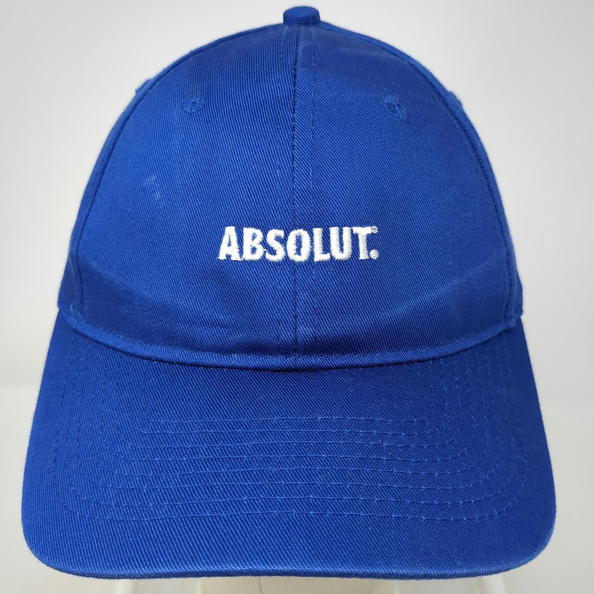 Port & Company Absolut Vodka Blue Baseball Cap One Size Strapback Cotton Hat