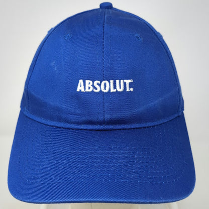 Port & Company Absolut Vodka Blue Baseball Cap One Size Strapback Cotton Hat