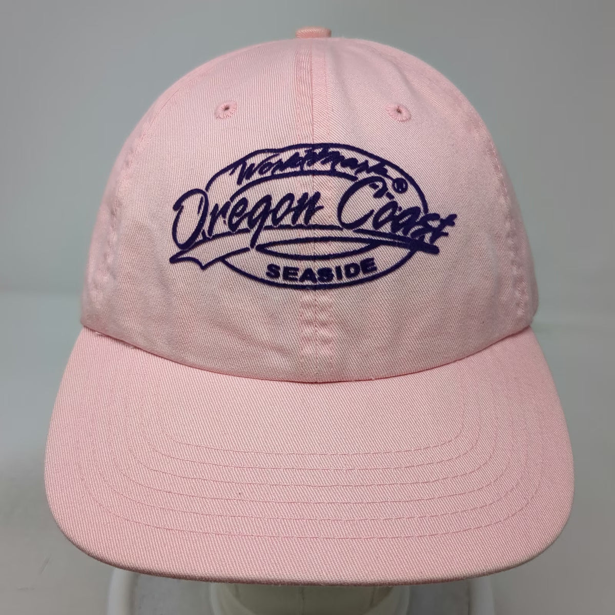 Oregon Coast Seaside Pink One Size Baseball Cap Slideback Cotton Graphic hat