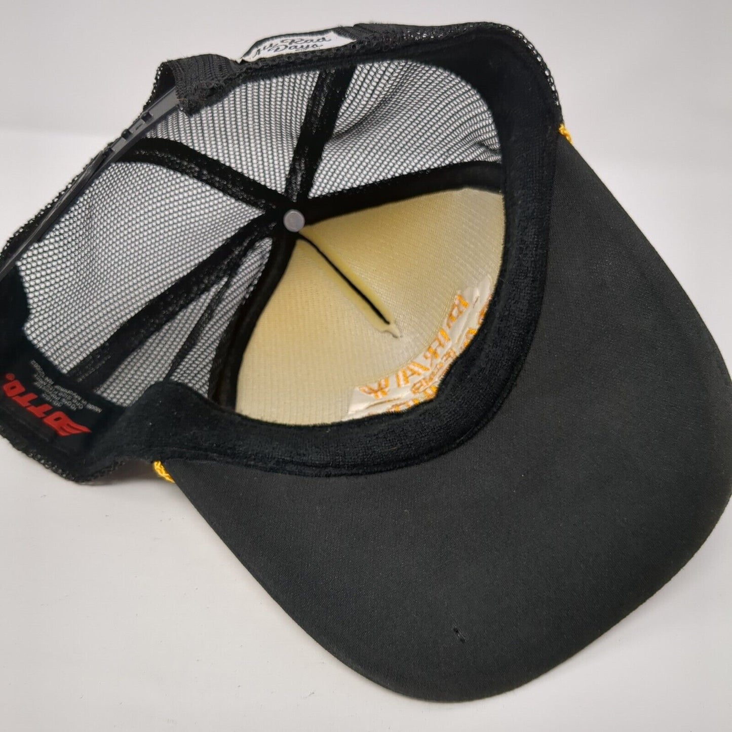 Pray For Patios Snapback Rope Trucker Hat Black One Size Mesh Back Otto