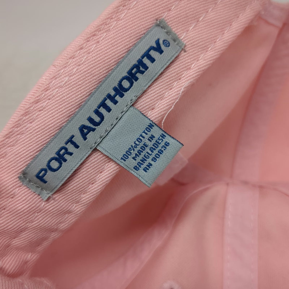 Port Authority Baseball Cap Pink One Size Boise Blues Society Trumpet Music Hat