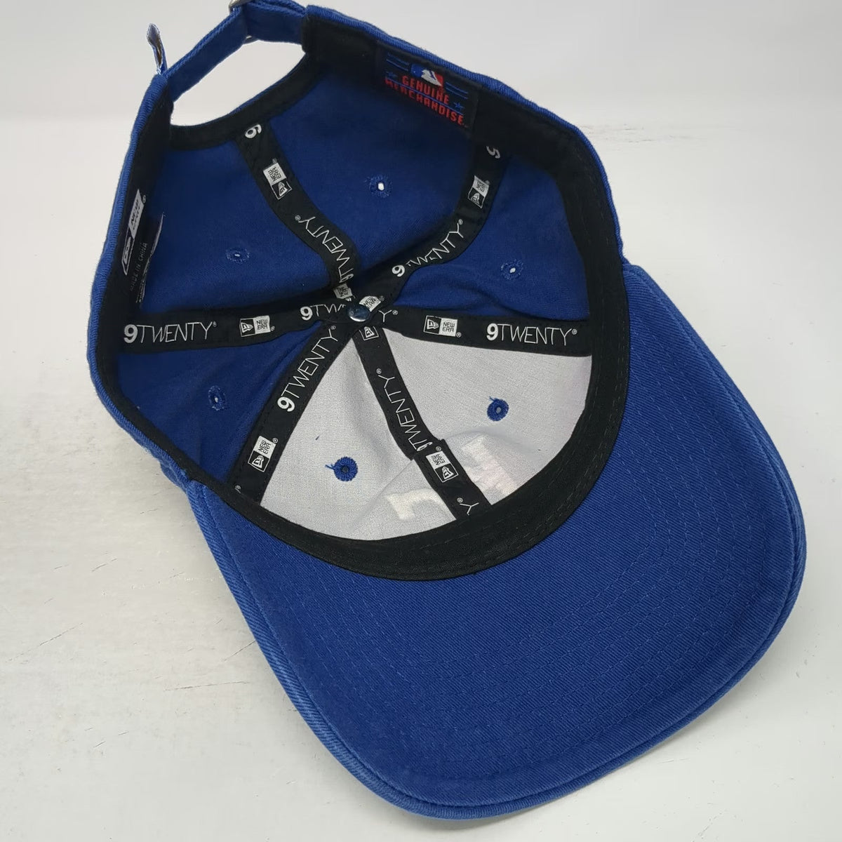 New Era KC Royals Blue Baseball Cap OS Adjustable MLB Relaxed Hat Embroidered