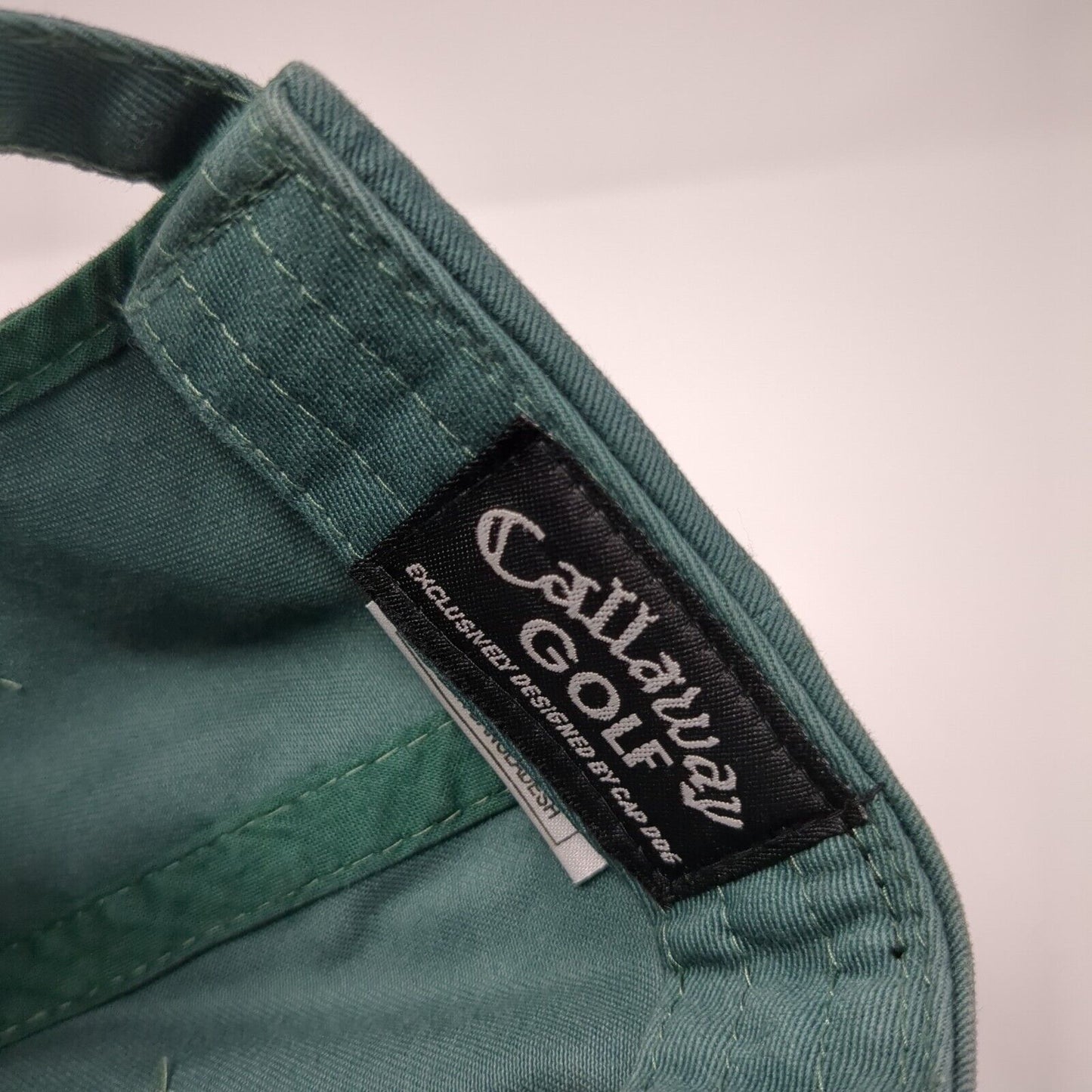 Callaway Golf Slideback Hat Green One Size Adjustable Embroidered