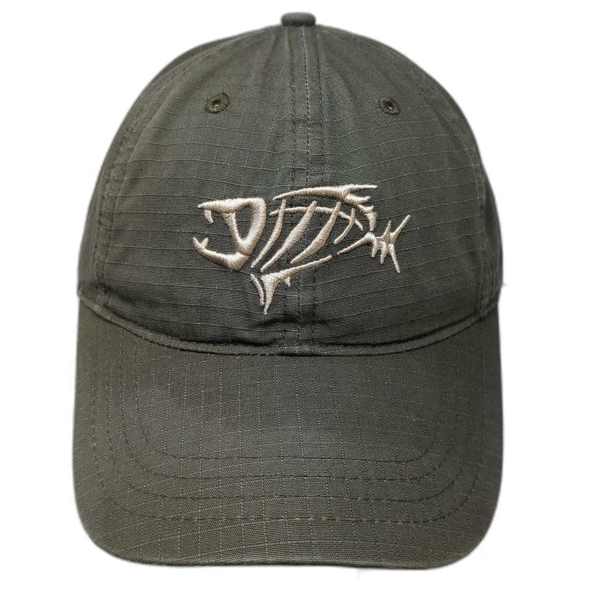 G-Loomis Baseball Cap Green One Size Skeleton Fish Logo Hat Strapback Cotton