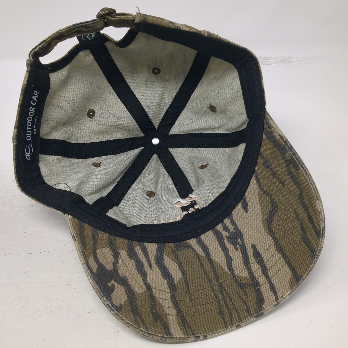 Outdoor Cap Baseball Hat Green One Size Bottomland Camo Hood Packaging Corp