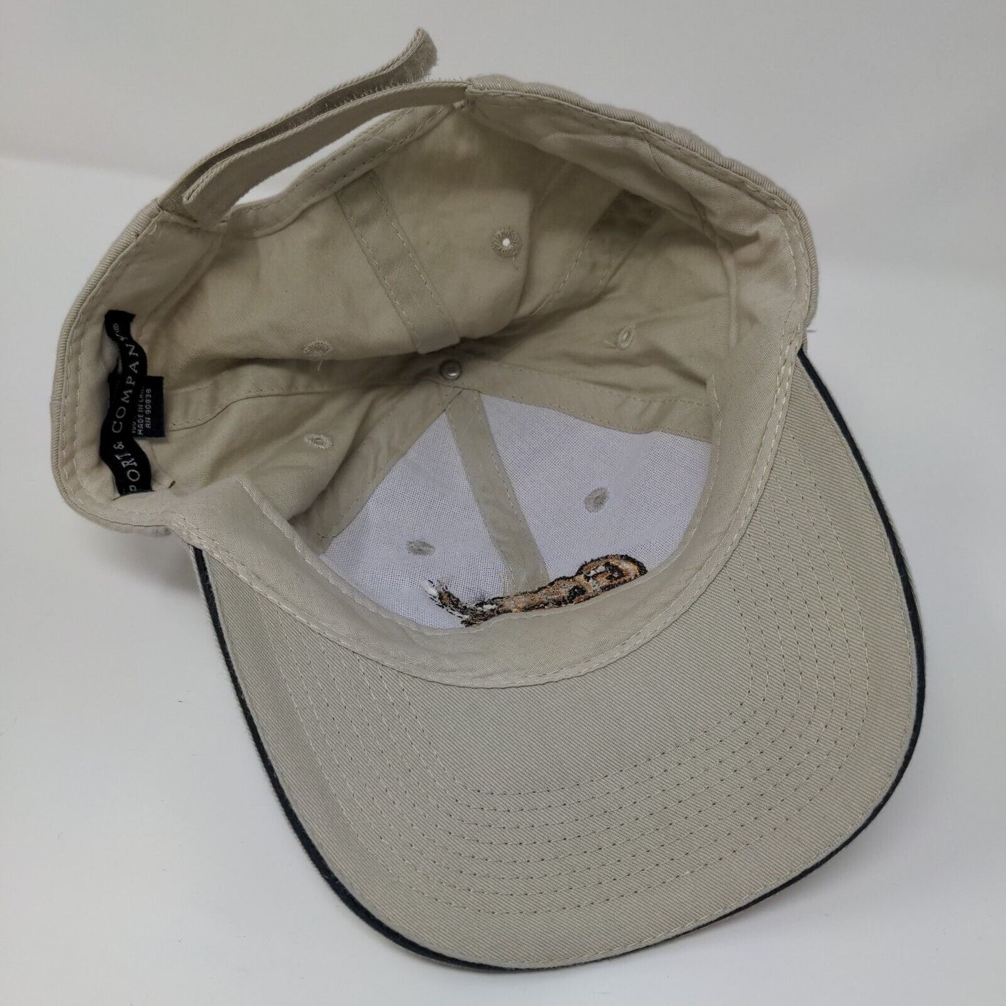Great Grains Bakery Strapback Hat Tan OSFA Embroidered Port & Company