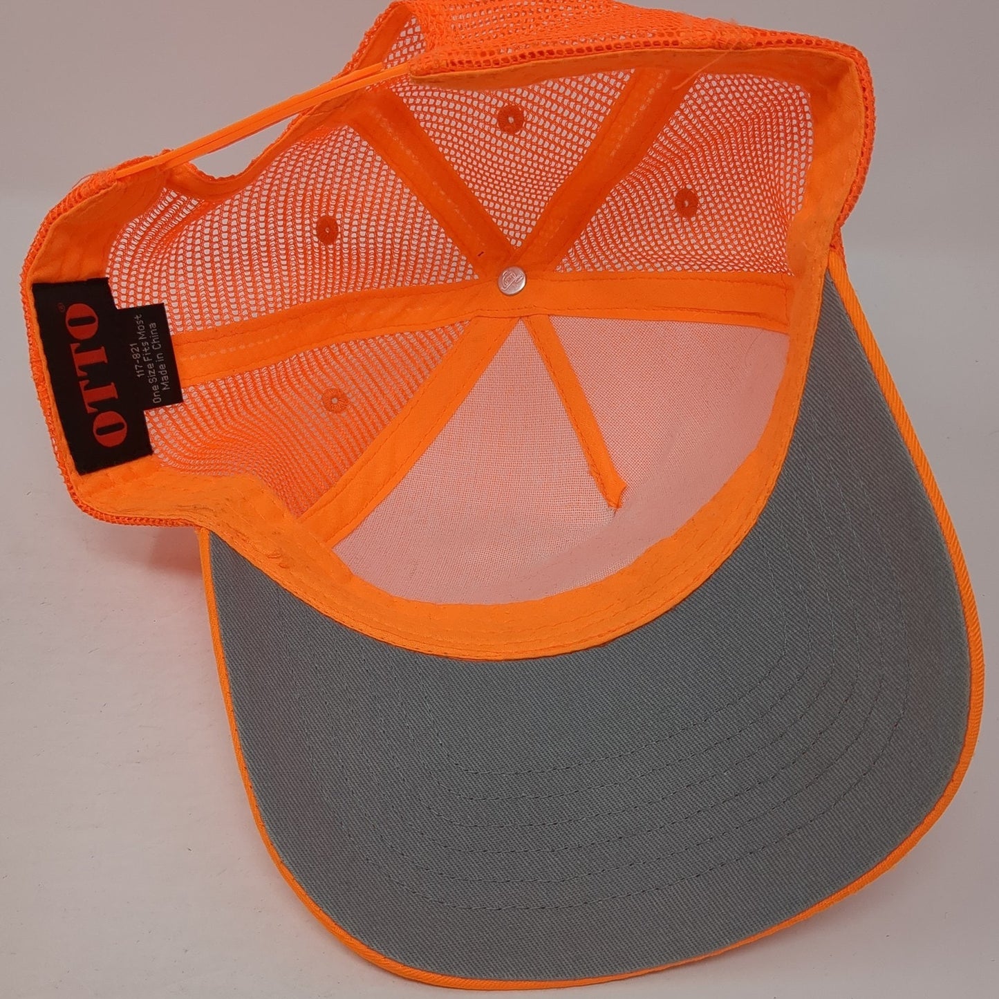 Tss Tecton Science Schools Snapback Trucker Hat Orange One Size Adjustable Otto