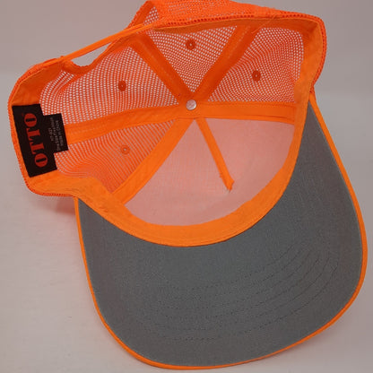 Tss Tecton Science Schools Snapback Trucker Hat Orange One Size Adjustable Otto