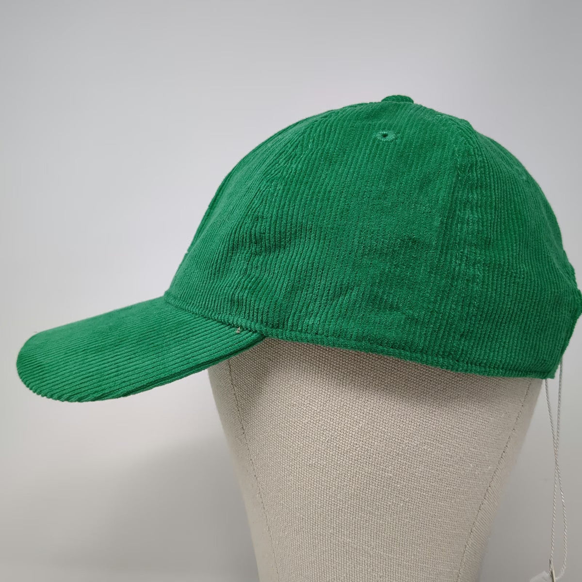Palmlico Baseball Cap Green One Size Corduroy Palm Tree Slideback Cotton Hat