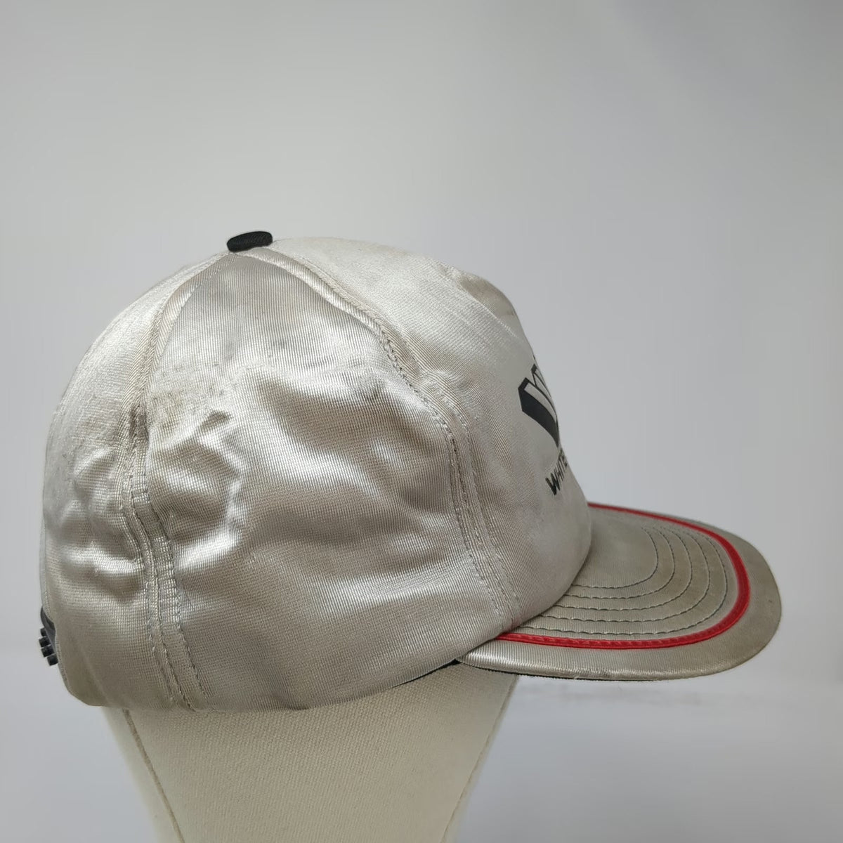 Adver-Togs 5 Panel Gray One Size White Farm Equipment Snapback Rope Hat