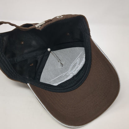 Greenland Restaurant Slideback Baseball Cap Brown OS Adjustable Embroidered