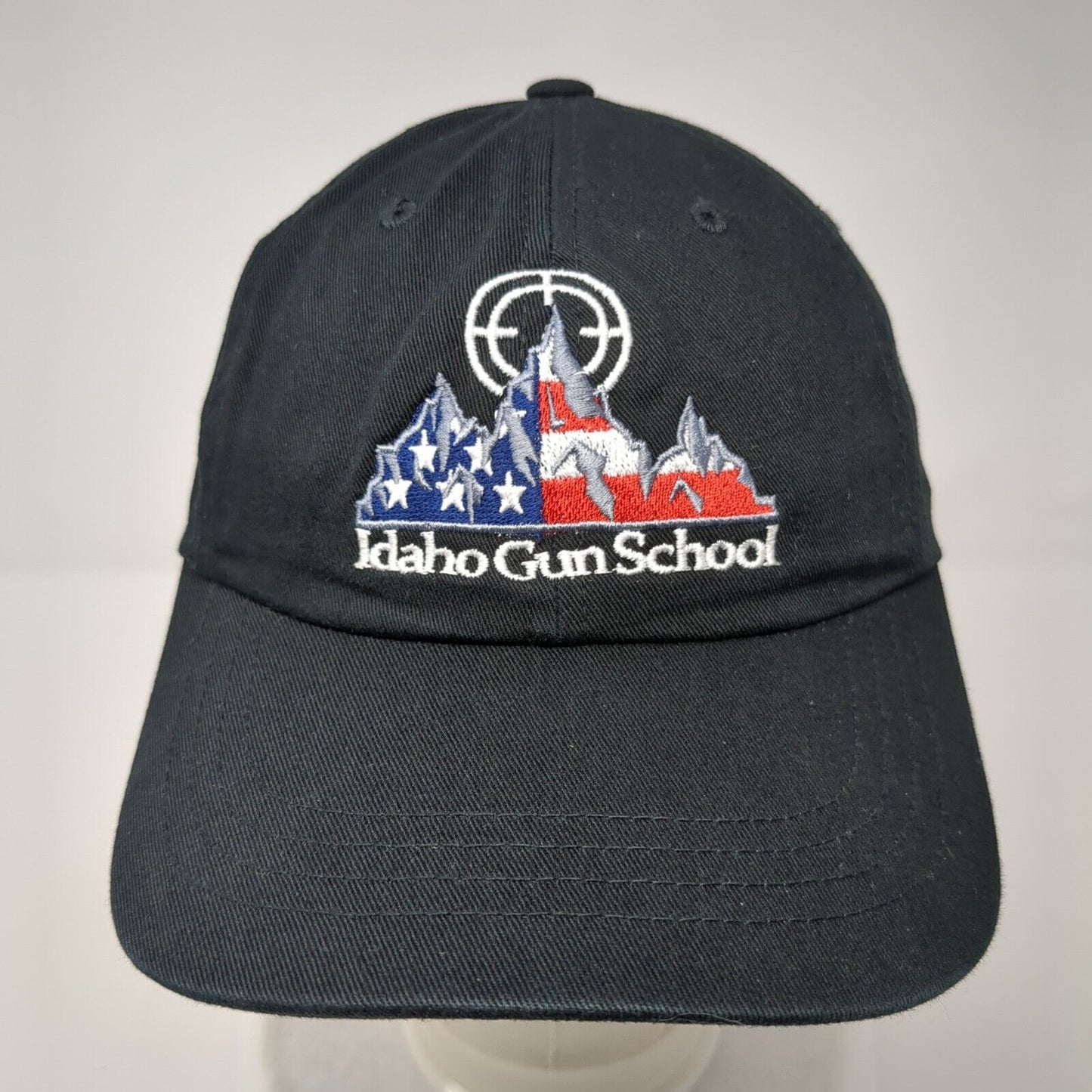 Idaho Gun School Slideback Hat Black OS Adjustable Embroidered Classics Yupoong