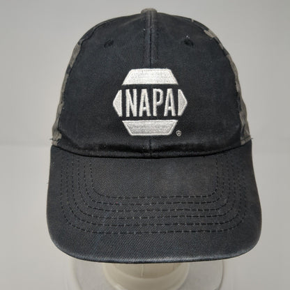 NAPA Auto Parts Strapback Hat Camouflage One Size Adjustable Embroidered 6 Panel