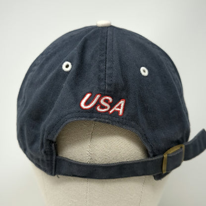 Titleist Baseball Cap Blue One Size USA Flag Patch Script Logo Adjustable hat