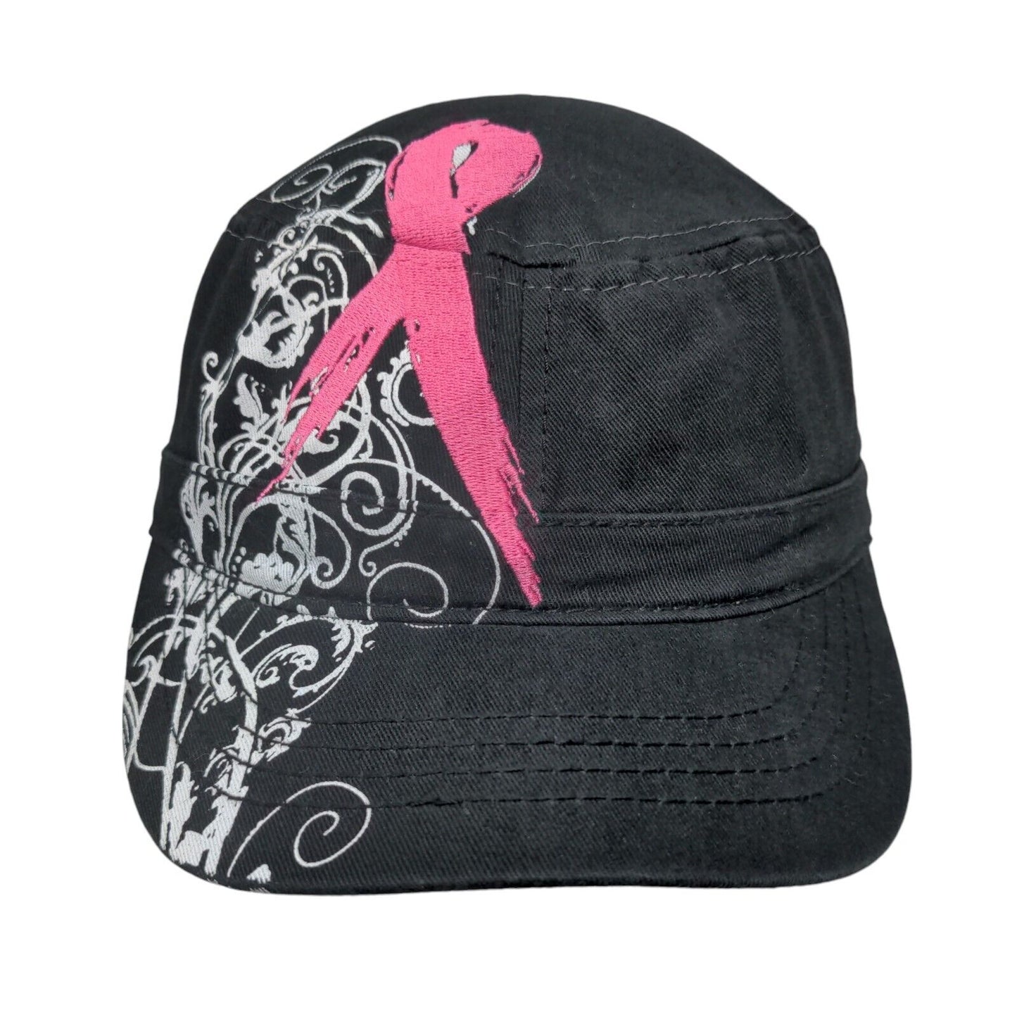Breast Cancer Awareness Cadet Army Cap Black OS Maintenance Supply Headquarters
