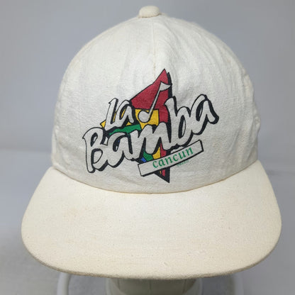 5 Panel Hat Beige One Size Cancun La Bamba Golf Snapback Cotton Mexico Cap