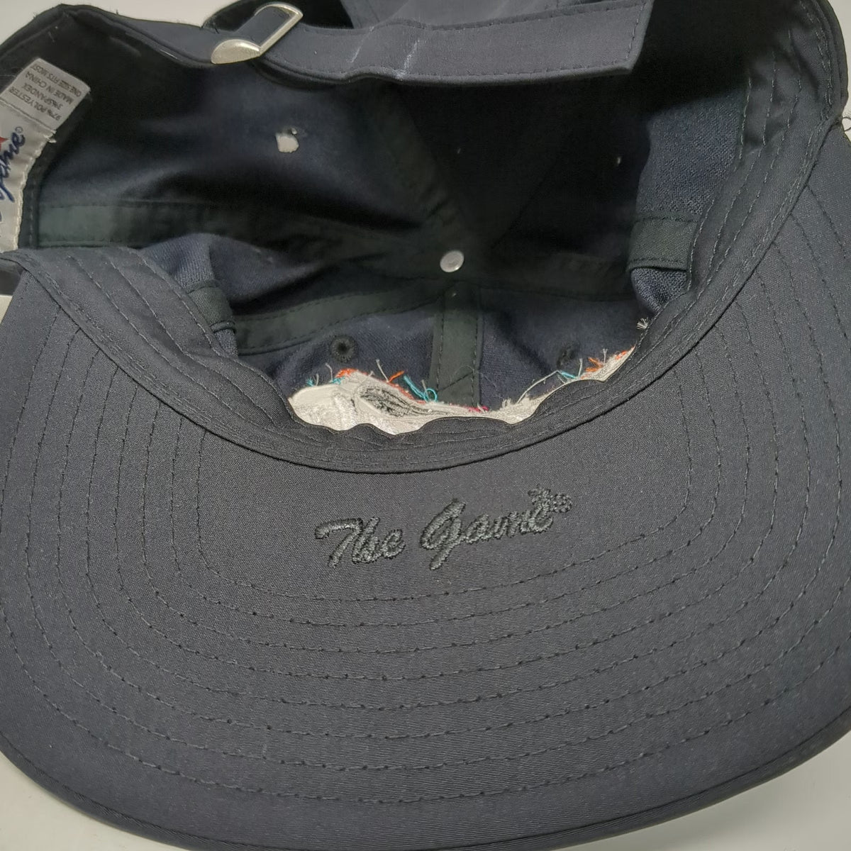 The Game Baseball Cap Black One Size 2023 Finals Champions PRO16 Slideback Hat