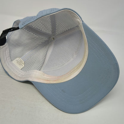 Vuori Baseball Cap Blue One Size Perforated Performance Mesh Nylon Strapback hat