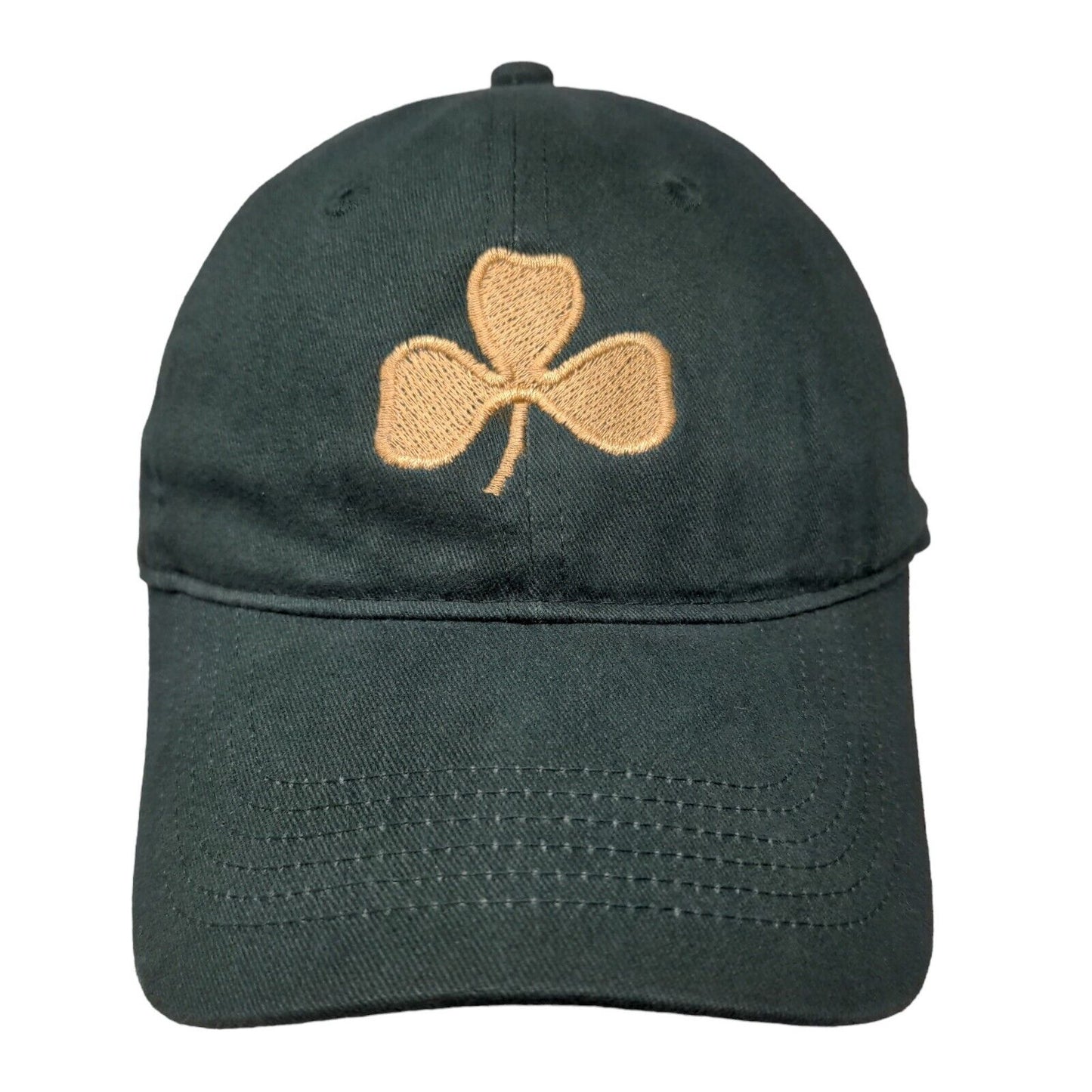 Port & Company Men's Slideback Hat Green Adjustable Embroidered Clover Logo