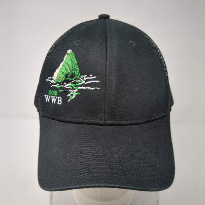 2018 WWB Snapback Trucker Hat Black OS Adjustable Mesh Back Port Authority