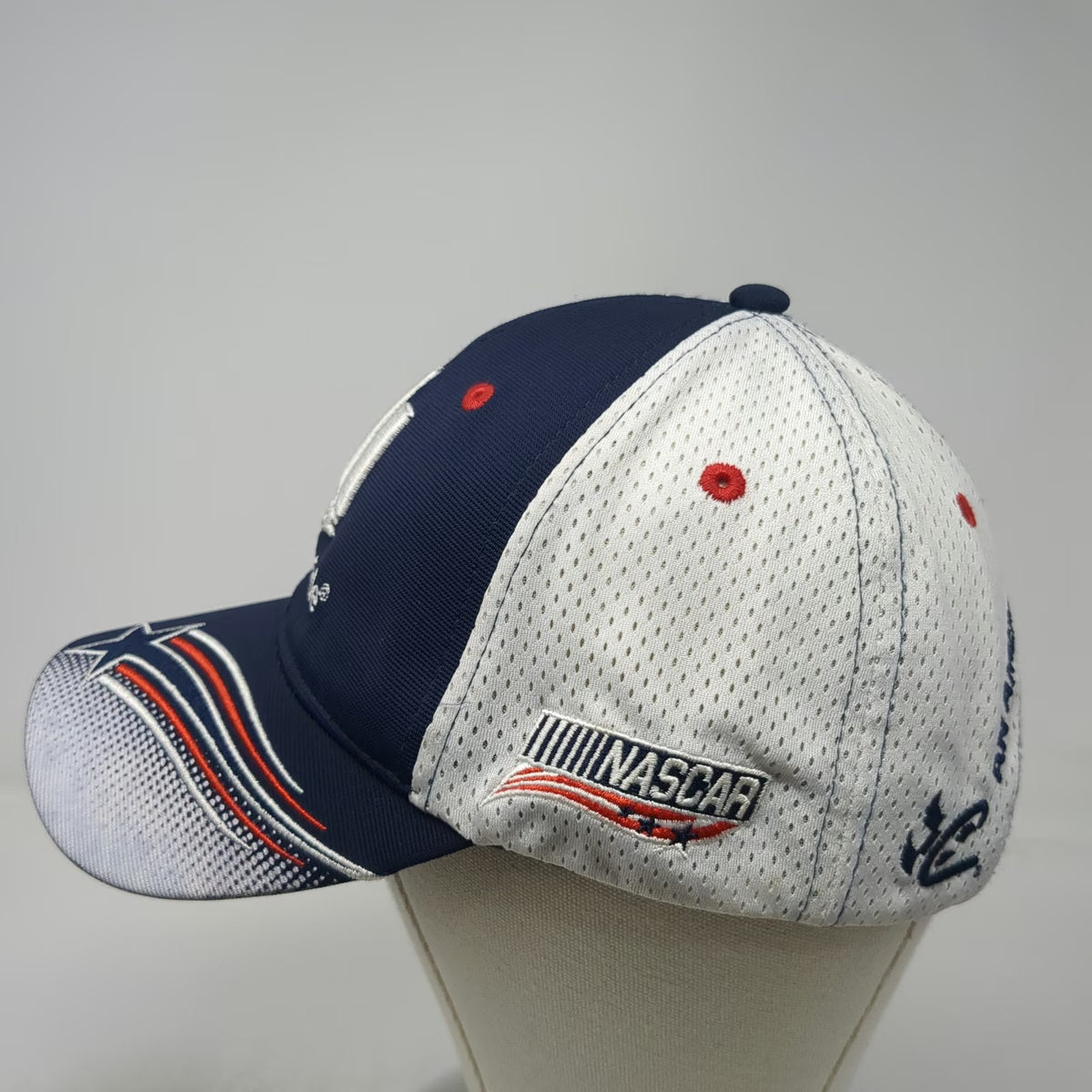 Chase Authentics Baseball Cap Blue One Size Dale Jr 88 NASCAR Mesh Salute Hat