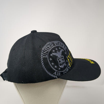US Air Force Baseball Cap Black One Size No One Comes Close Strapback Hat
