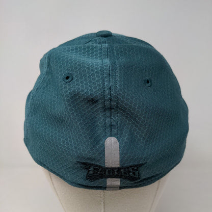 New Era 39Thirty Men's Fitted Hat Green Size M-L Philadelphia Eagles 3D Logo