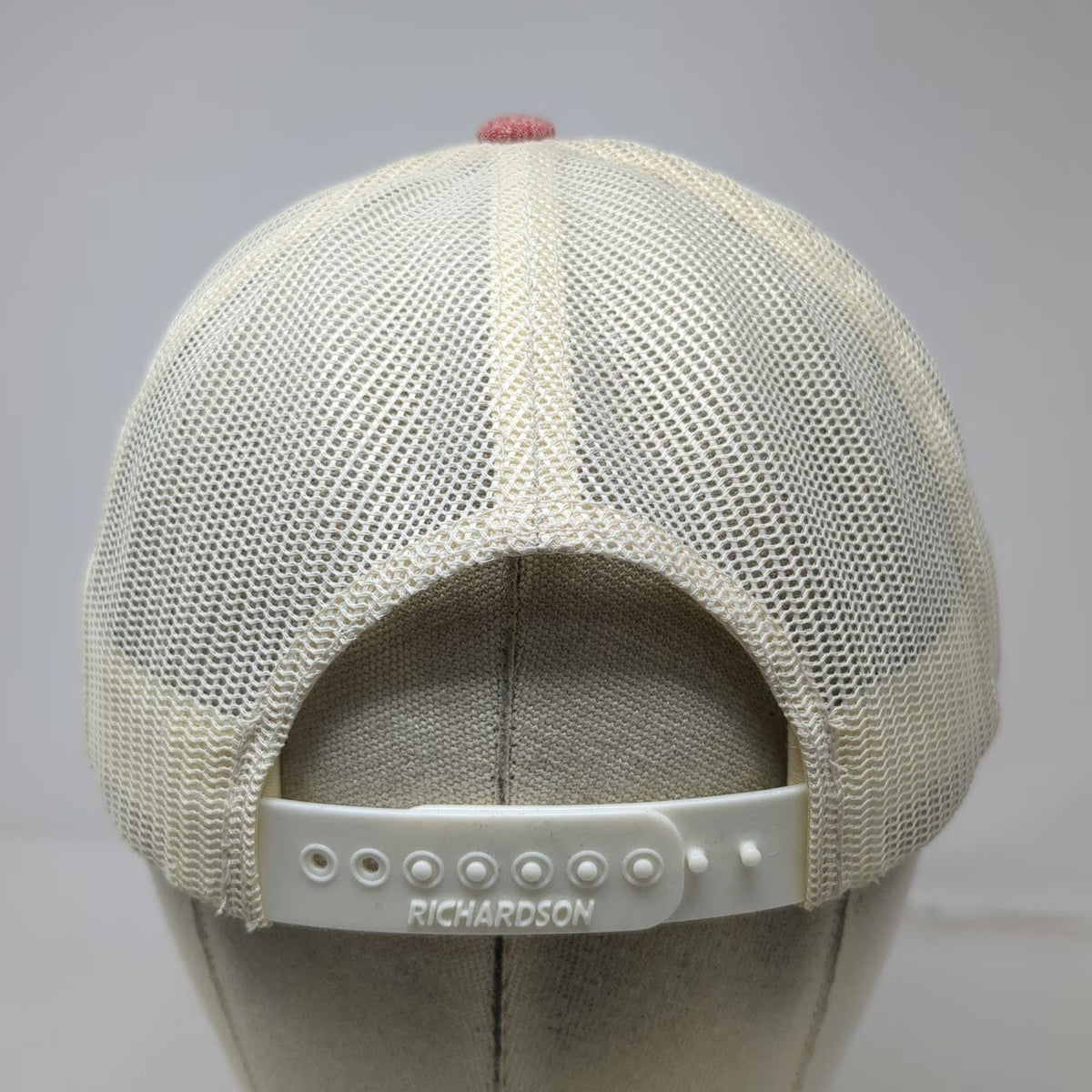 Richardson Trucker Hat Red White L NFR National Finals Rodeo Las Vegas Mesh