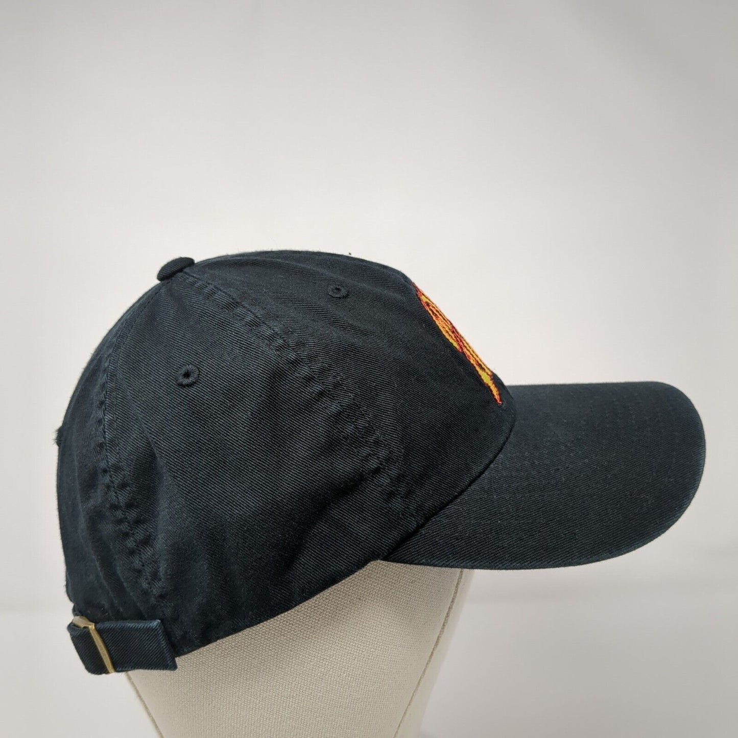 Birds of Condor Slideback Hat Black Embroidered Golf Sux Logo 100% Cotton