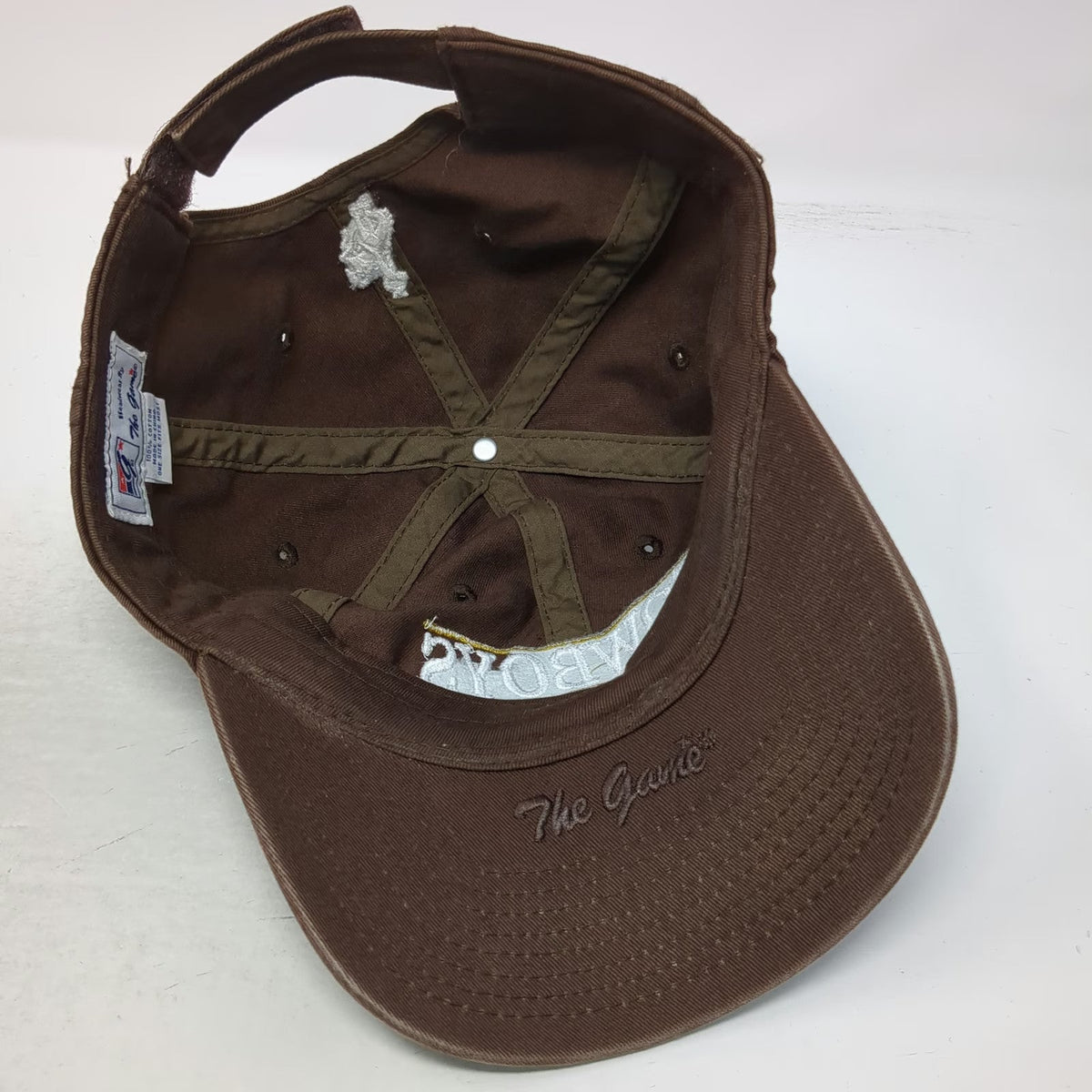 Wyoming Cowboys NCAA The Game Cap Brown One Size Strapback University Logo Hat