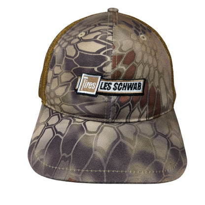 Tires Les Schwab Kryptek Snapback Trucker Hat Camouflage One Size Richardson