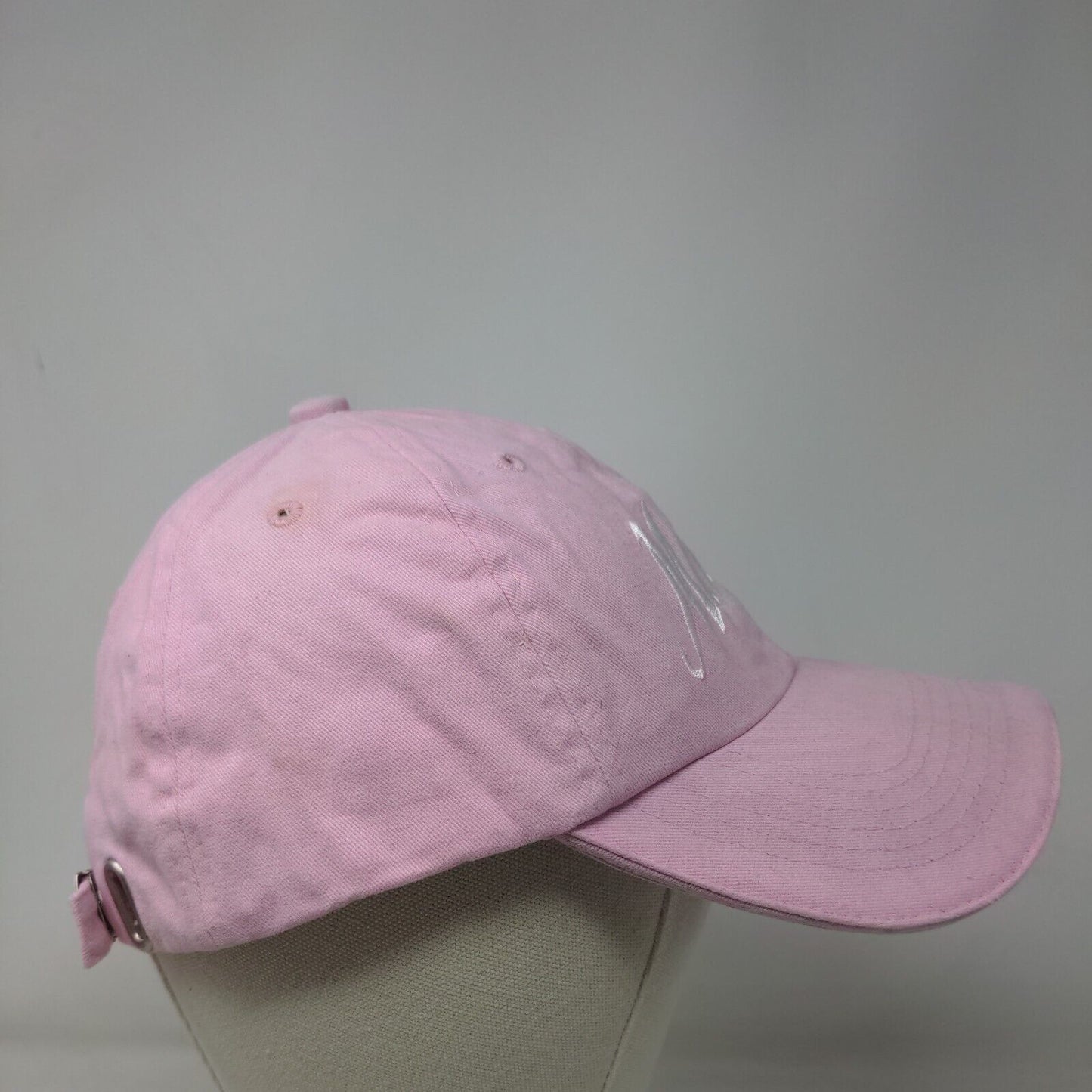 Marines Slideback Hat Pink OSFM Embroidered Eagle Crest Adjustable