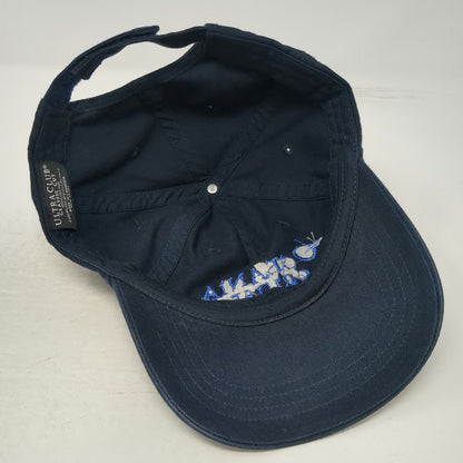 UltraClub Baseball Cap Blue One Size Oceania Cruises Logo Cotton Strapback Hat