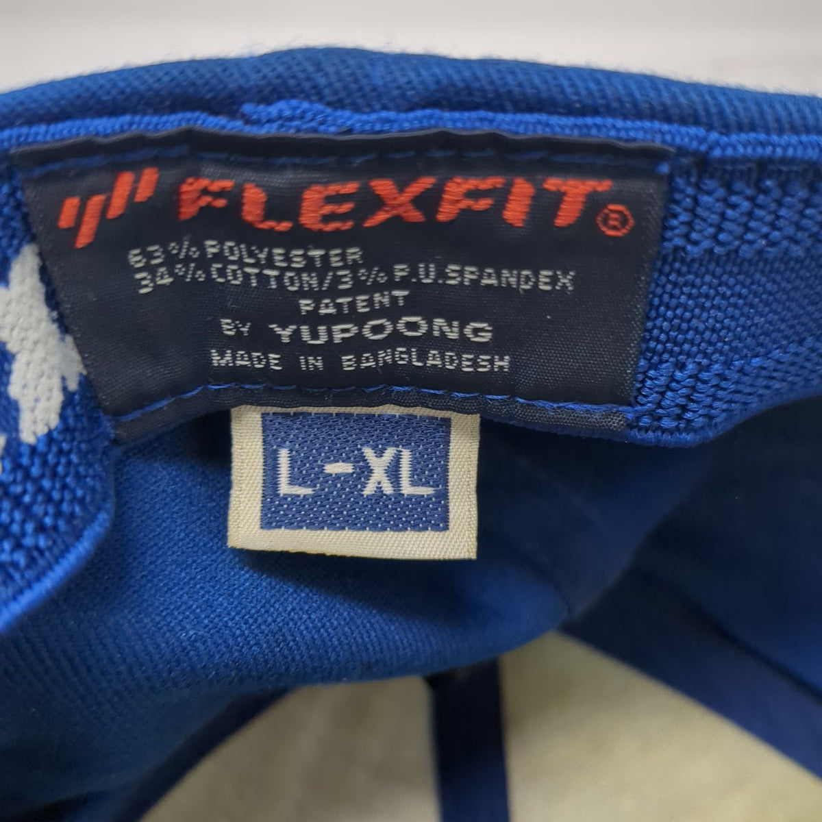 Flexfit Baseball Cap Blue XL Snowbird Ski Resort Logo Elastic Curved Brim Hat