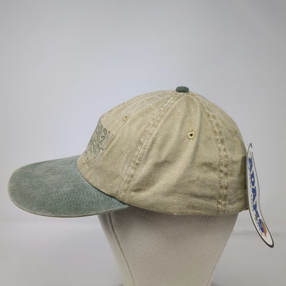 Adams Baseball Cap Beige Green One Size Design West Architects Strapback Hat