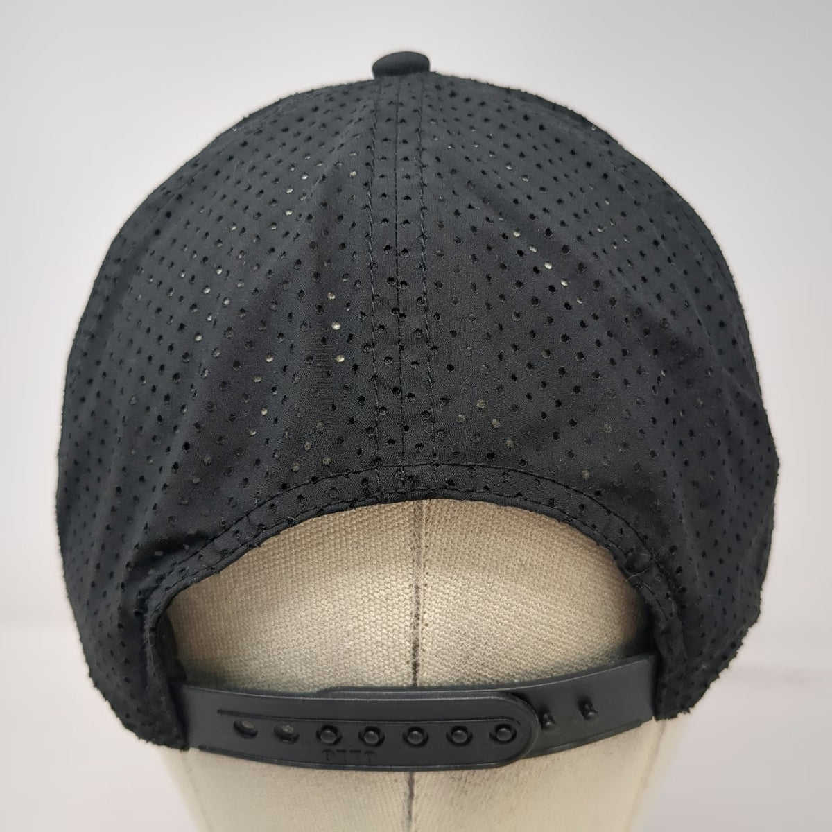 OTTO Trucker Hat Black One Size Stitchx Embroidery Screenprinting Mesh Flat Brim