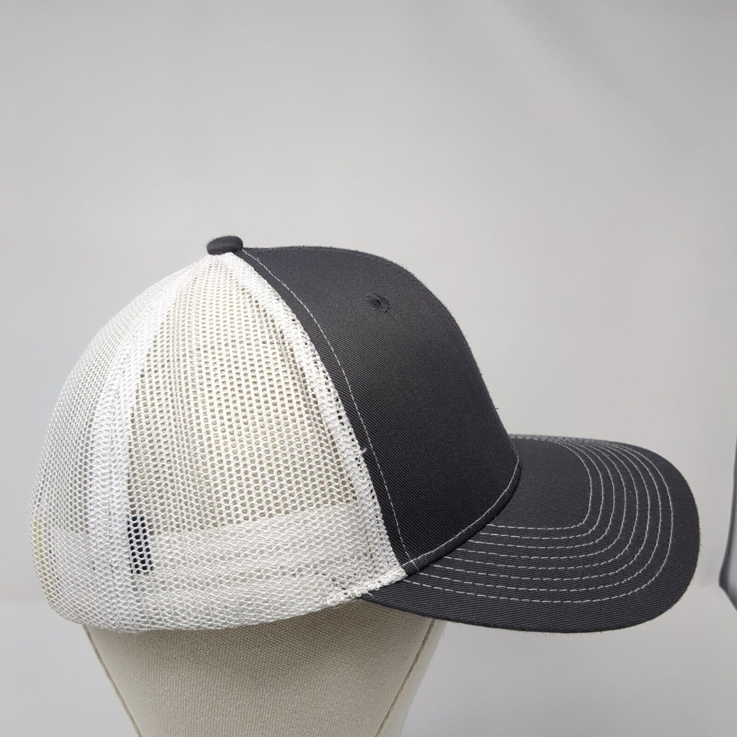 Builders First Source Snapback Trucker Hat Gray One Size Mesh Back