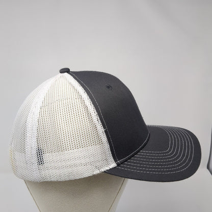 Builders First Source Snapback Trucker Hat Gray One Size Mesh Back