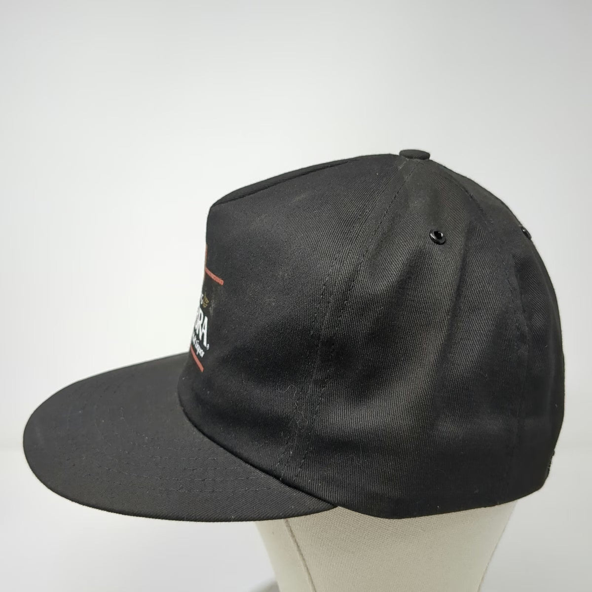 King Cobra Premium Malt Liquor Hat Black One Size 5 Panel Snapback Made in USA