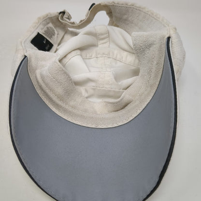 Nike Baseball Cap White One Size Dri-Fit Mesh Reflective Strapback Running Hat