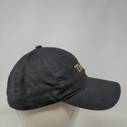 The G Slideback Hat Black One Size Adjustable Embroidered Port & Company Cotton