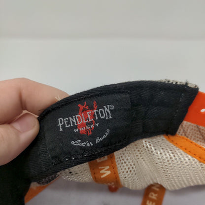 Pendleton Whisky Snapback Mesh Back Trucker Hat Camo One Size 6 Panel