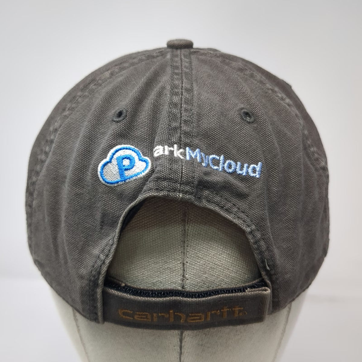 Carhartt Odessa Baseball Cap Gray One Size Strapback Washed ParkMyCloud Hat