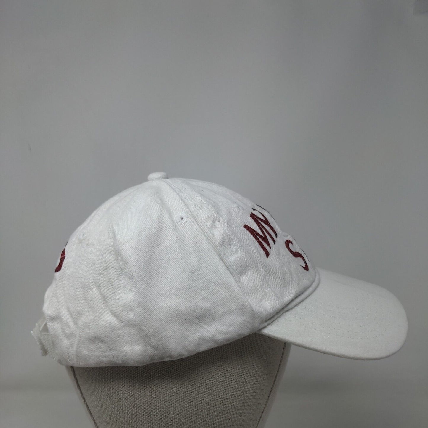 My Halo Slays Strapback Hat White One Size Adjustable 6 Panel Big X