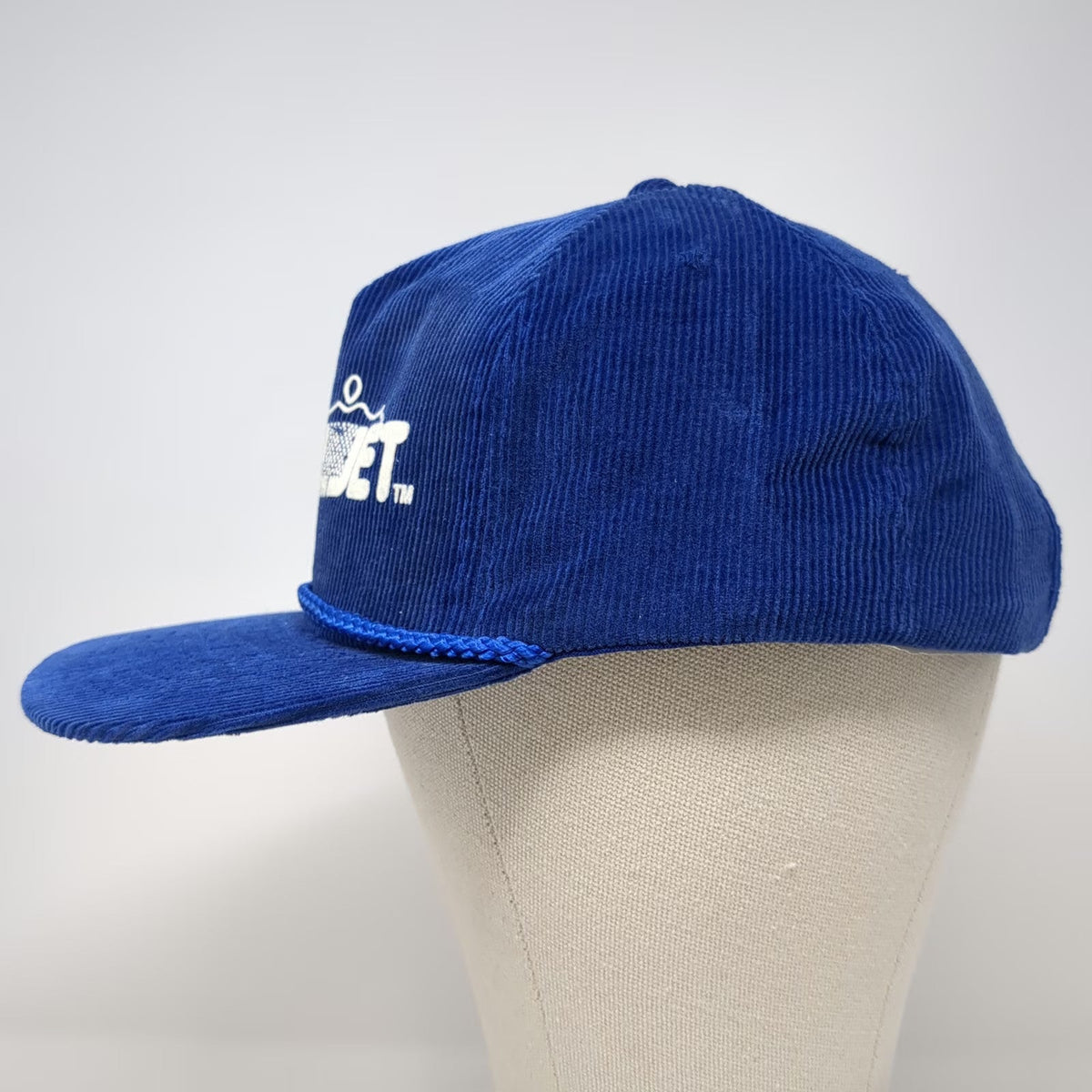 AmaPro 5 Panel Blue One Size WhirlJet Industrial Corduroy Rope Brim Hat