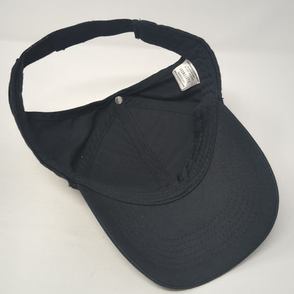 Chipotle Strapback Hat Black One Size Crew Employee Ponytail Loomstate