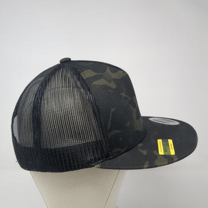 Stampede For The Cure Snapback Trucker Hat Multicolor OS Mesh Back Yupoong