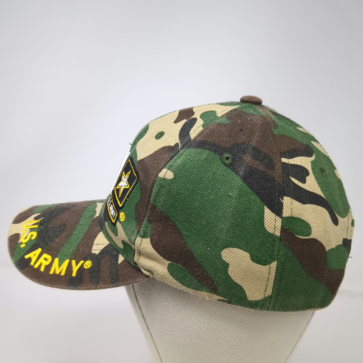 Kys Design U.S. Army HOOAH Camo Green Baseball Cap One Size Hat Licensed