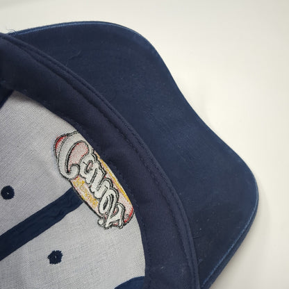 Raising Cane's Chicken Finger Baseball Cap Blue One Size Adjustable Embroidered
